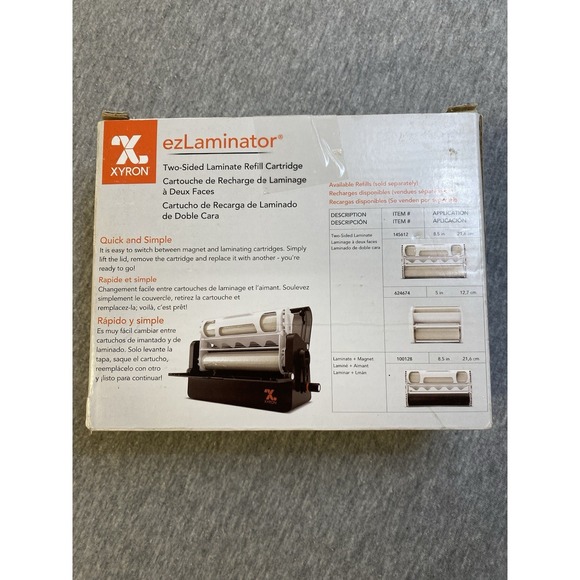 New Xyron Ez Laminator Two Sided Refill Cartridge 18 Ft 5in Wide. No Electricity - Picture 2 of 6